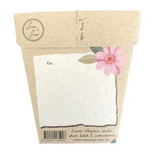 Gift of Seeds | Happy Birthday Zinnia - MOSS AND WILD