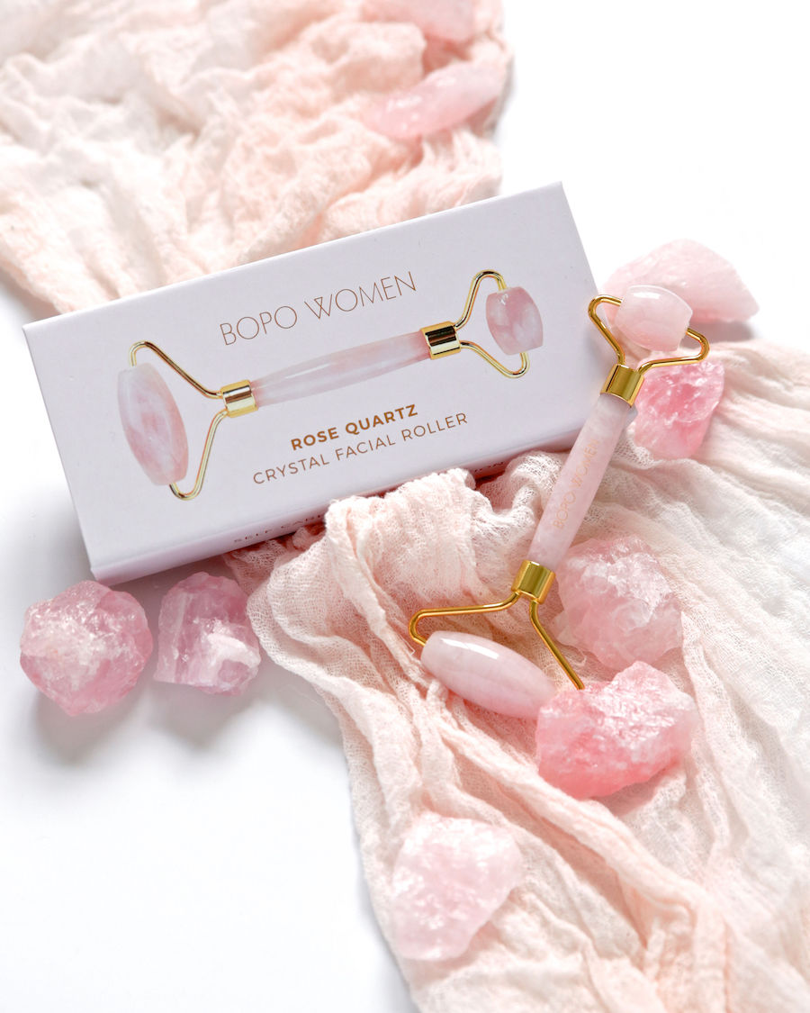 Rose Quartz Facial Roller - MOSS AND WILD