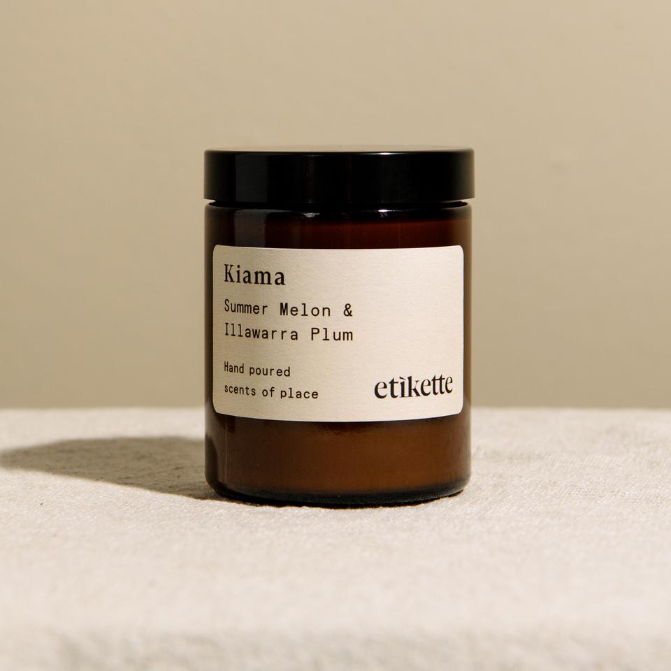 Kiama | Summer Melon & Illawarra Plum Soy Candle - MOSS AND WILD